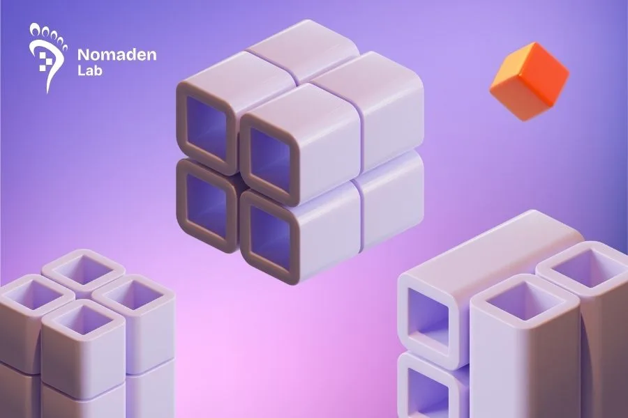 Tampilan desain website premium 2026 menggunakan tata letak bento grid yang modern dan responsif.