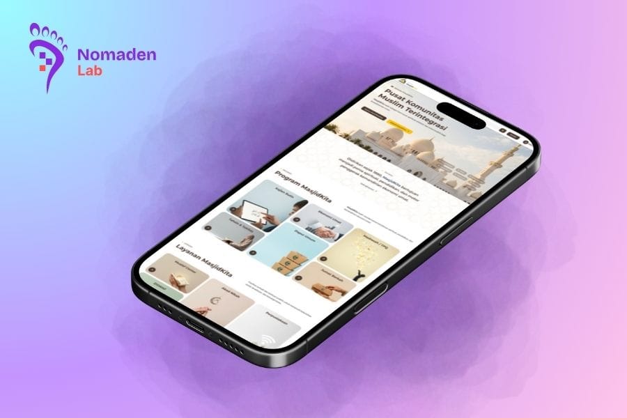 Desain website mobile-first dari Jasa Web Design Sleek Bento Grid WordPress Litespeed Terbaik.